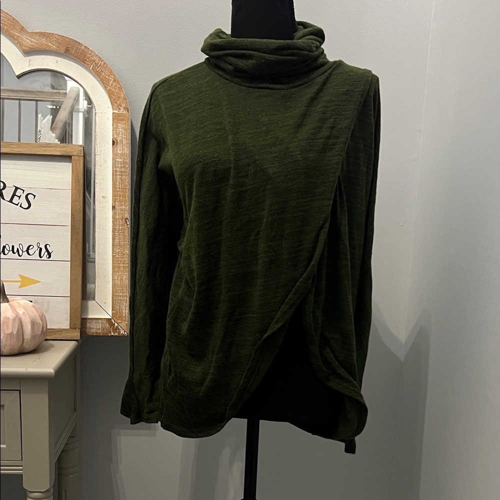Forest Green Cowl Neck Women's Sweater Stitch Fix